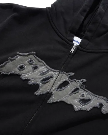 Amplify Zip-Thru Hood, Washed Black