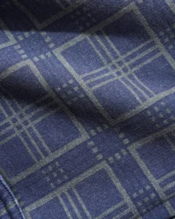 Amplify Zip-Thru Hood, Washed Navy Plaid