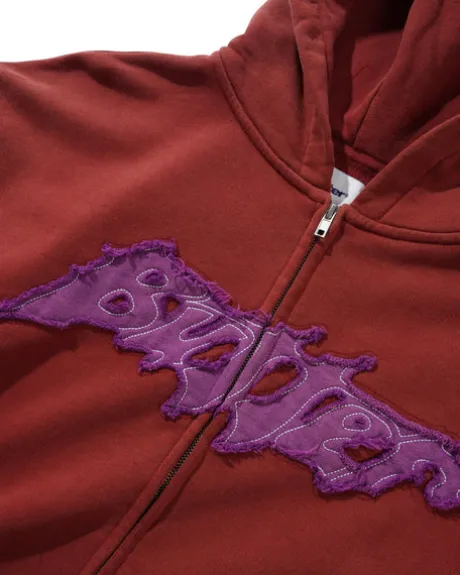 Amplify Zip-Thru Hood, Washed Russet