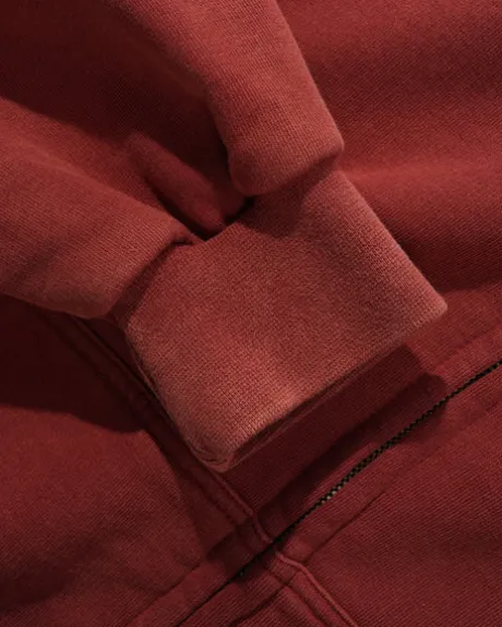 Amplify Zip-Thru Hood, Washed Russet