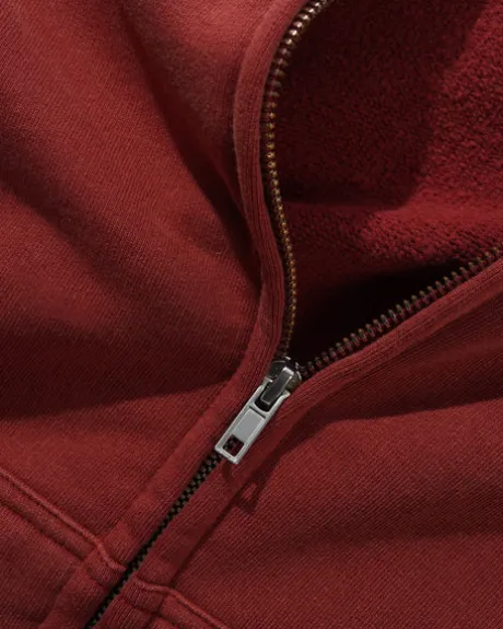 Amplify Zip-Thru Hood, Washed Russet