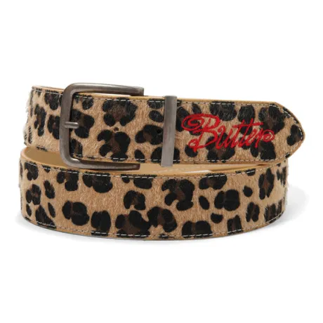 Animal Hide Belt, Leopard