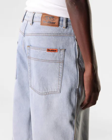 Baggy Denim Jeans, Light Blue