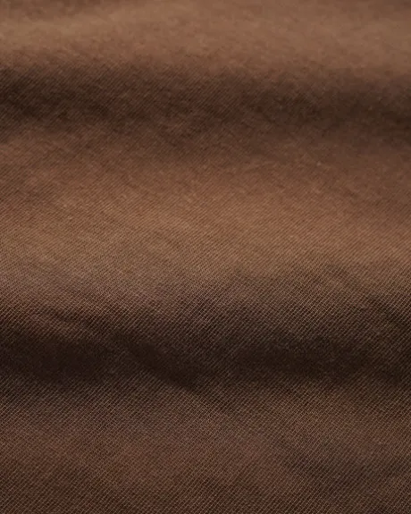 Basic Tee, Washed Brown