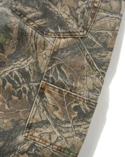 Carpenter Denim Shorts, Forest Camo