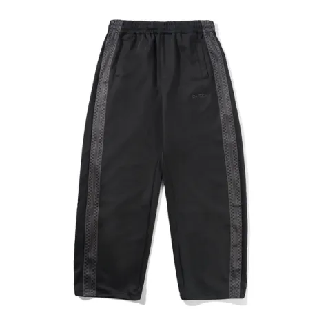 Check Tape Trackpants, Black