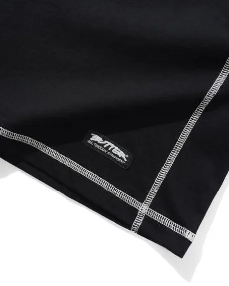 Cliff Contrast Tee, Black