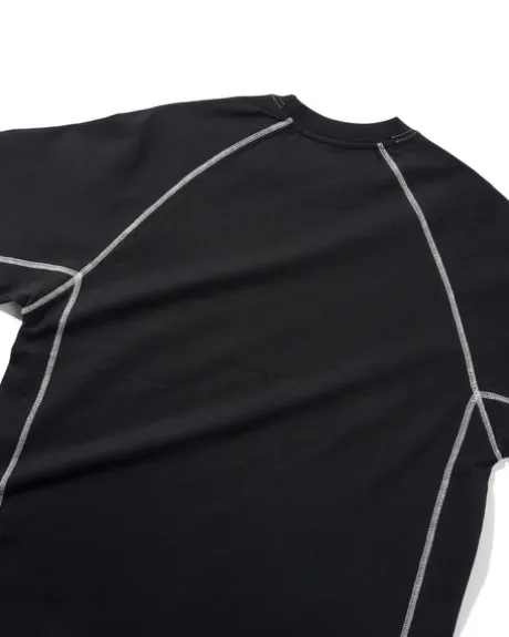 Cliff Contrast Tee, Black