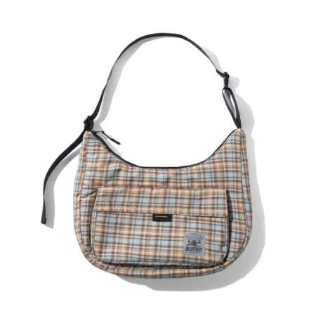 Crossbody Bag, Sky / Tan