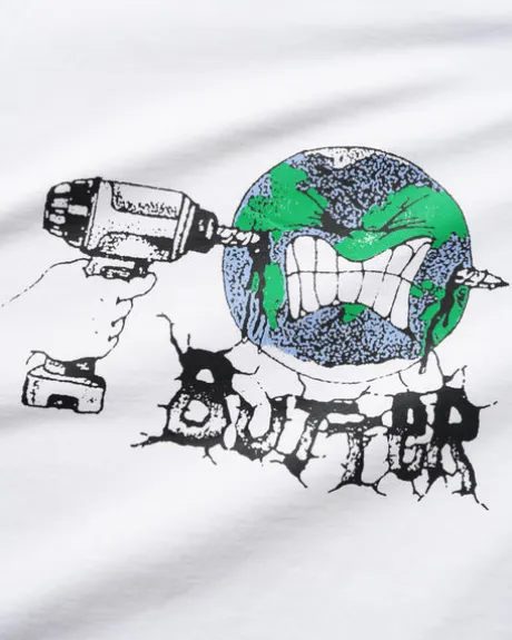 Drill Tee, White