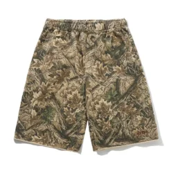 Fleece Shorts, Forest Camo