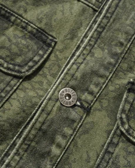 Garage Denim Jacket, Lowland Camo