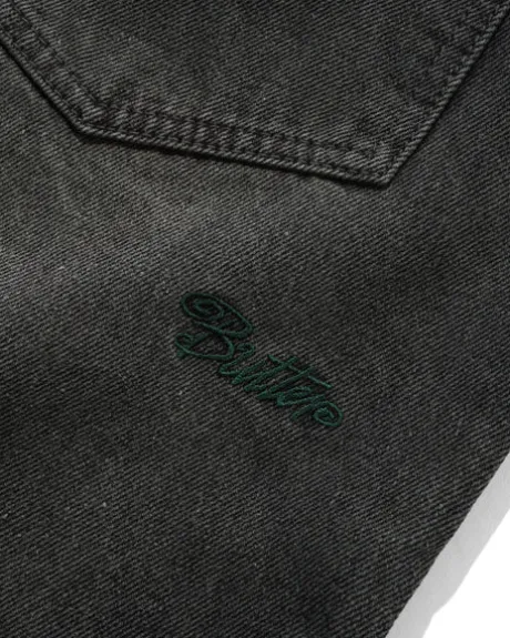 Garage Denim Shorts, Faded Black