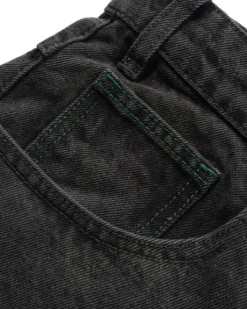 Garage Denim Shorts, Faded Black