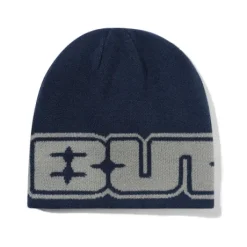 Glint Reversible Skully Beanie, Navy / Grey