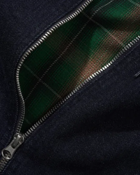 Hooded Work Jacket, Rinsed Indigo