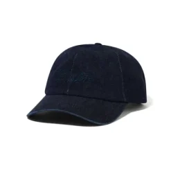Jive 6 Panel Cap, Rinsed Indigo