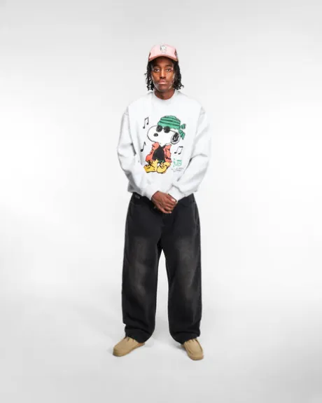 Music Crewneck, Ash