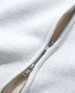 Pile Lined Zip-Thru Hood, Ash