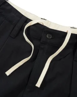 Pleated Shorts, Washed Black