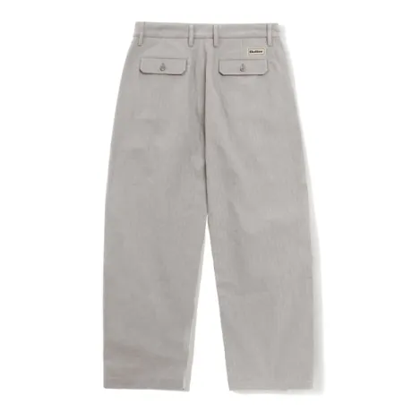 Pleated Trousers, Washed Light Grey