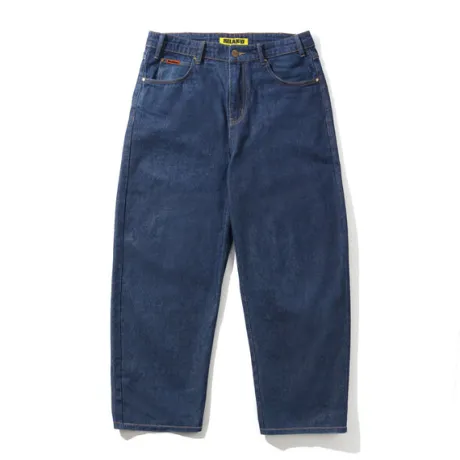 Relaxed Denim Jeans, Dark Indigo