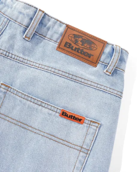 Relaxed Denim Jeans, Light Blue