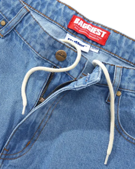 Santosuosso Denim Jeans, Washed Indigo