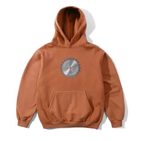 Saw Blade Pullover Hood, Rust