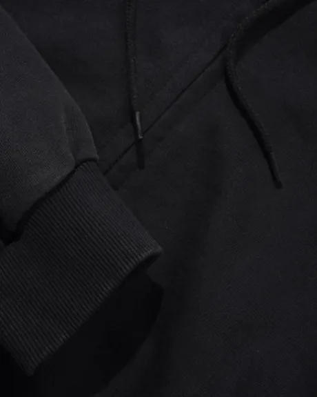 Scrawling Zip-Thru Hood, Washed Midnight