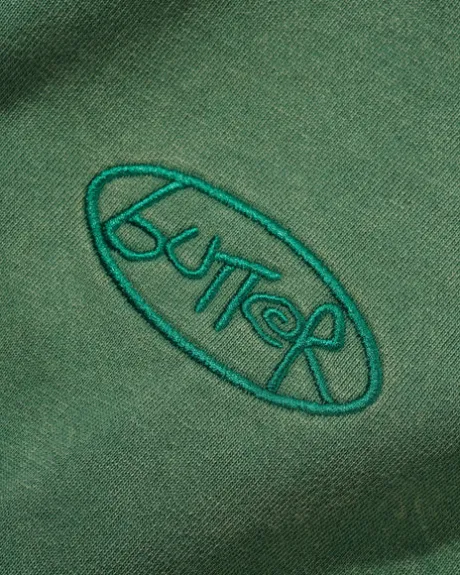 Scrubbed Crewneck, Fern