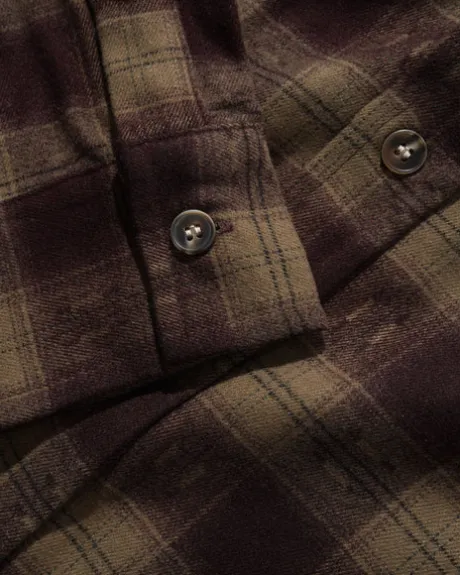 Sirocco Shirt, Plum / Taupe