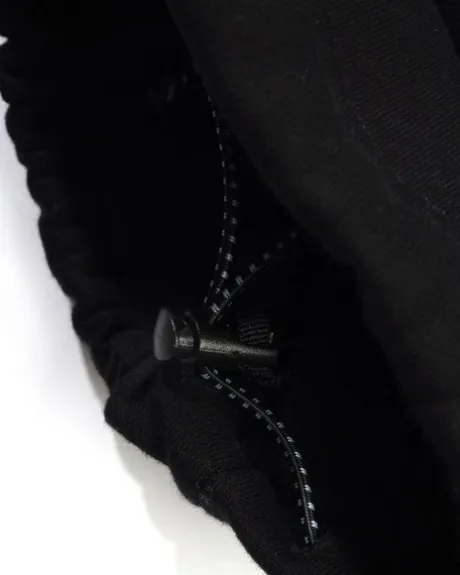 Sketch Fleece Track Pants, Black