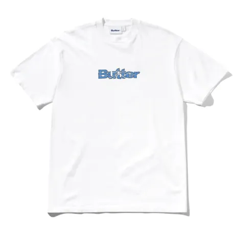 Smashed Logo Tee, White