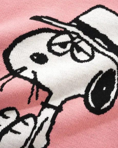 Spike Knit Sweater, Light Pink