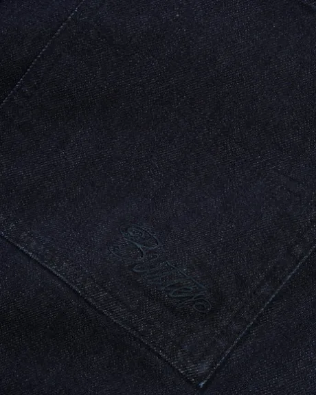 Trim Denim Shorts, Rinsed Indigo
