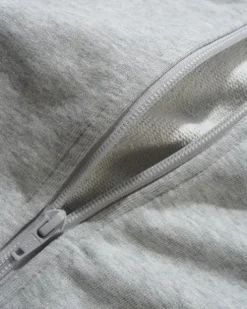 Tunnel Fleece Track Jacket, Ash / Navy