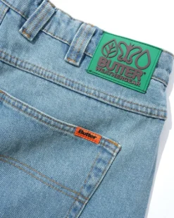 Weathergear Denim Jeans, Distressed Indigo