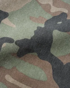 Weathergear Denim Shorts, Woodland Camo