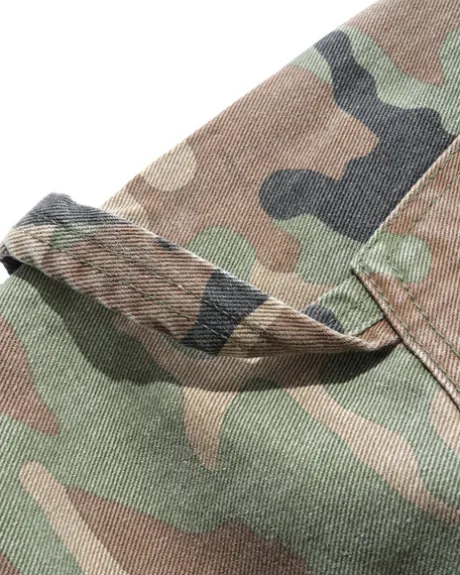 Weathergear Denim Shorts, Woodland Camo