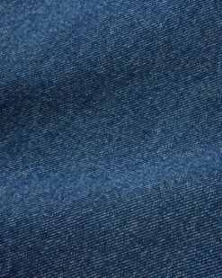 Wide Cut Denim Jeans, Mid Blue