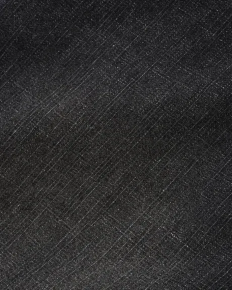 Wide Cut Denim Jeans, Streaky Black Wash
