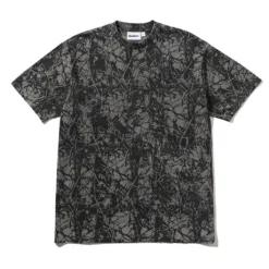 Woods Camo Tee, Washed Black