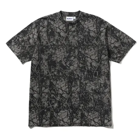 Woods Camo Tee, Washed Black
