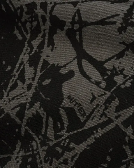 Woods Camo Tee, Washed Black