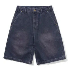 Work Shorts, Distressed Tinted Indigo