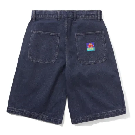 Work Shorts, Distressed Tinted Indigo
