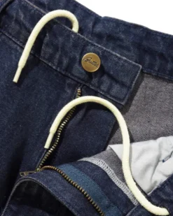 Work Shorts, Distressed Tinted Indigo